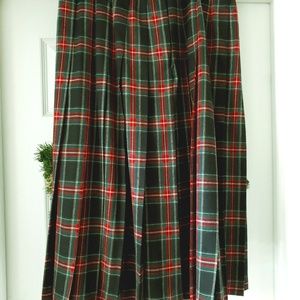 LL Bean Tartan skirt